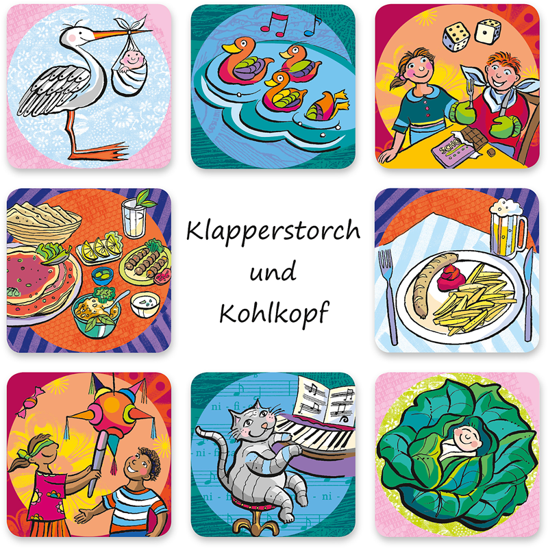 Cover Memo Klapperstorch und Kohlkopf